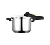 Fagor Olla a presión Rapid Xpress – Acero inoxidable, Fondo IMPAKSTEEL, 2 niveles, 5 sistemas, 6 L