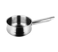 Fagor Silverinox - Cazo de 12 cm, Acero Inoxidable 18/10, Fondo Termodifusor, Diseño Bombeado, Mango Ergonómico, Sin PFOA, Exterior Pulido Espejo