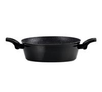 Fagor Vivant - Tartera Negra 24cm, Aluminio Forjado, Todo Tipo de Cocina, Inducción, Mango Ergonómico, Antiadherente Bicapa, Libre de PFOA/PFTE