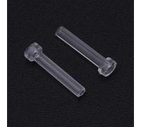 Faguo 10 Unids/Set Pendientes Embrague Anti Alergia Tapones Traseros Manga Tubo Protección Orejas Almohadilla de Seguridad Protector Accesorios