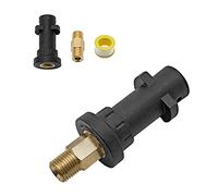 Fai Top Acoplador de Rosca Macho,1/4" Hembra Cañón de Espuma Conector,Pistola de Lanza de Espuma de Nieve Acoplador,Adaptador Macho para Hidrolimpiadoras Automotrices Karcher Serie K2-K7