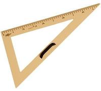 Faibo cartabón pizarra 50 cm graduado plastico