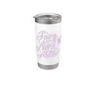 Fairy Fairy Nerd Madre Vaso térmico de acero inoxidable de doble pared