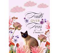 Faith Over Fear: Inspirational Christian Lined Journal - Bible Verse Cover, 120 Pages for Church, Study & Daily Reflections