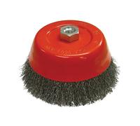 Faithfull Cepillo de Alambre Acopado 150mm M14x2, 0.30mm Cable Acero FAIWBC150
