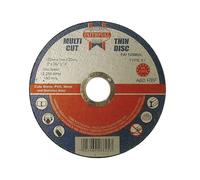 Faithfull Extra dünne 1-mm-Schnellschnitt-Trennscheiben - 125 mm x 1 mm x 22,23 mm (5 Zoll) Multi-Cut-Scheibe, 10er-Pack mit Aufbewahrungsdose