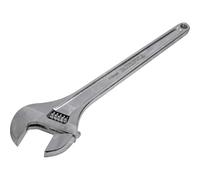 Faithfull FAIAS450MC - Llave inglesa ajustable (cromada, 450 mm, capacidad de 55 mm)