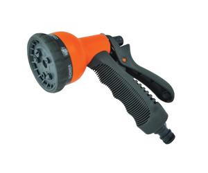 Faithfull FAIHOSEPLSPY - Pistola pulverizadora para jardín, 8 patrones, 12,7 mm (1/2 ") conector de manguera macho