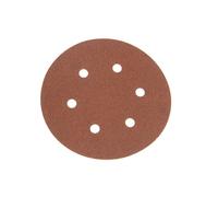 Faithfull Gancho y Lazo Disco de Lija DID2 Perforado 150mm X 40G (Pack 25)