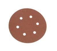 Faithfull Gancho y Lazo Disco de Lija DID2 Perforado 150mm X 40G (Pack 25)
