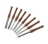 Faithfull Juego De Cinceles De Giro HSS En Caja De Madera, 8 Piezas FAIWCTSET8B