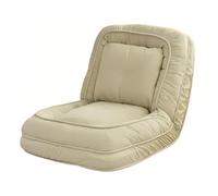 FAJNUZI2024 Puf pequeño para Dormitorio Sofá Cama Plegable, sillón reclinable for balcón, Tatami, sofá Perezoso de una Plaza(Blanco,Grande)