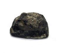 Fake Rock Key Hider - Soporte de repuesto para llave de resina, color gris | Oculta discretamente una llave de repuesto en tu jardín con una roca de resina gris resistente a la intemperie que se ve