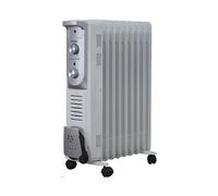 Fakir OR-09 Radiador de aceite gris 2000W 9 elementos 3 niveles