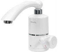 fala grifo con calentador 3 KW 220 V a la pared montaje 360 ° giratorio grifo eléctrico para cuarto de baño, lavabo, cocina, camping