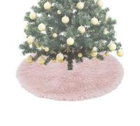 Falda de árbol de Navidad de peluche, alfombra de árbol de Navidad,Decoración de árbol de Navidad de felpa de doble capa | Faldas de árbol de peluche, decoraciones de fiesta de vacaciones, alfombra de