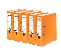 Falken Carpeta de polipropileno de colores, 3 y 5 unidades, color naranja 5 unidades ancho