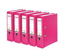 Falken Carpeta de polipropileno de colores, 3 y 5 unidades, color rosa 5 unidades ancho