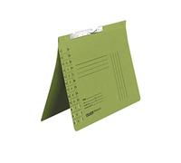 Falken - Juego de 50 carpetas colgantes pendulares (cartón reciclado con encuadernación y ranura para DIN A4, color verde)