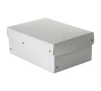 FALKEN Original PureBox Pro Made in Germany. 100 mm de alto, DIN A5, DIN ISO 9706, DIN ISO 16245-A. Caja de almacenamiento con tapa, sin ácidos, resistente al envejecimiento, adecuada para archivar
