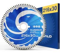 FALKENWALD Hoja de Sierra 216 x 30 mm - Aluminio - Corte Fino - Compatible con Bosch