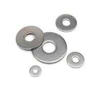 FALKIN Junta de arandela plana ancha GB96 de acero inoxidable A4 316 de grado marino M2.5 M3 M4 M5 M6 M8 M10 M12 M16 M24(1pc M22x65x5)