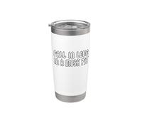 Fall In Love In A Mosh Pit Parodia Heavy Metal Retro Humor Vaso térmico de acero inoxidable de doble pared