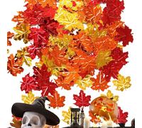 Fall Leaves Confetti | Fall Party Table Scatter Confetti | 15g Thanksgiving Day Maple Leaves Sequins Çonfetti Autumn Party Sprinkles Ćonfetti Decorations