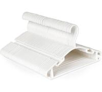 Famanu, juego de 48 perchas para ropa infantil, color blanco, con soporte para pantalones