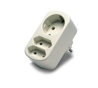 FAMATEL 1304 - Adaptador triple TT 10/16A-250V