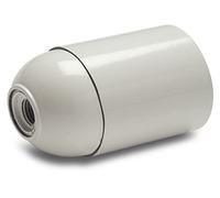 Famatel 161-B - Portalámparas homologado liso e-27 blanco