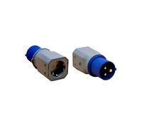 Famatel - adaptador industrial - adaptador con ip44 y 2 polos - protec