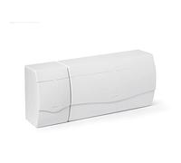 FAMATEL - Armario Nuova Superficie | IP 40 | ICP 32+18 elementos | 195 x 470 x 100 mm | Puerta opaca | Gris, Blanco