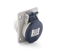 FAMATEL - Base empotrar IP44 | 2P+T | 32A | 220V | Azul