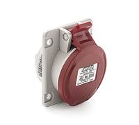 FAMATEL - Base empotrar IP44 | 3P+T | 32A | 380-415V | Rojo