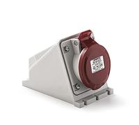 FAMATEL - Base superficie IP44 | 3P+T | 16A | 380-415V | Rojo