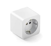 FAMATEL - Base superficie | Toma de corriente con TTL | 55x55 mm | Portacontactos en porcelana | 16A | 250V