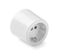 FAMATEL - Base superficie | Toma de corriente TT | Sin Cable | Porcelana | Superficie | 55 mm | Portacontactos en porcelana | 16A | 250V