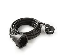 FAMATEL - Cable alargador negro | 10 metros | TT | 16A | 250V | Cable 3 x 1,5 | Negro