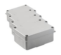 Famatel - Caja estanca IP55 | Tapa a presión | Sin conos | 153x110x63 | Gris (Paquete de 4)