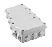 Famatel - Caja estanca IP55,Tapa con tornillos,Con conos,153x110 x 70,Gris (Paquete de 4)