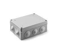 FAMATEL - Caja estanca IP55 | Tapa con tornillos | Con conos | 220x170x85 | Gris