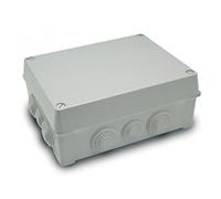 FAMATEL - Caja estanca IP55 | Tapa con tornillos | Con conos | 310x240x125 | Gris