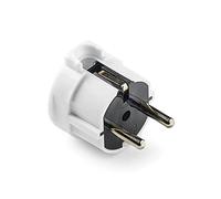 FAMATEL - Clavija | Salida lateral | TT | 16A | 250V | 4,8mm | Blanco