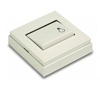 FAMATEL - Pulsador luz | Serie 5000 | 65 x 65 mm | 10A | 250V | Blanco