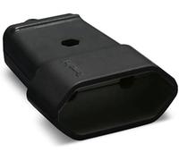 FAMATEL - Toma de corriente sin TT | 10A | 250V | Negro (Paquete de 5)