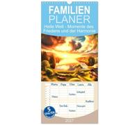 Familienplaner 2027 - Heile Welt - Momente des Friedens und der Harmonie mit 5 Spalten (Wandkalender, 21 x 45 cm) CALVENDO: Ein Jahr voller idyllischer Szenen, die zum Träumen einladen.