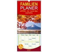 Familienplaner 2027 - JAPAN - Im Land des Lächelns mit 5 Spalten (Wandkalender, 21 x 45 cm) CALVENDO: Entdecke Japans Lächeln!