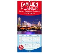 Familienplaner 2027 - Japan. Zwischen Tradition und Moderne mit 5 Spalten (Wandkalender, 21 x 45 cm) CALVENDO: Japans pulsierendes Leben inmitten von Tradition und Moderne