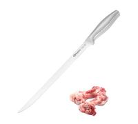 Family Cuchillo Deshuesador 37 cm, Una Sola Pieza de Acero Inoxidable con Mango Hueco, Hoja Flexible y Precisa, Ideal para Separar Carne, Pescado y Aves con Eficiencia